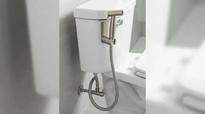 Brondell CleanSpa Advanced handheld bidet sprayer with extended wand and thumb lever for seniors with limited mobility